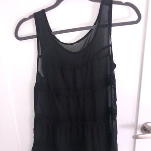 Black Shear tank top